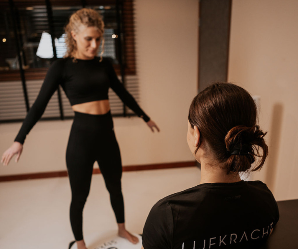 een 3d lifescan met een klant